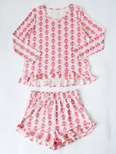 Women's Ruffled Cloud Pajamas - Pink Nostalgia